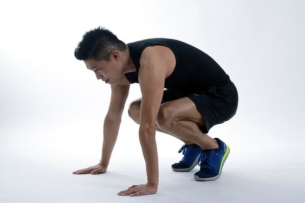 Squats for blood circulation in the pelvic region will help increase power